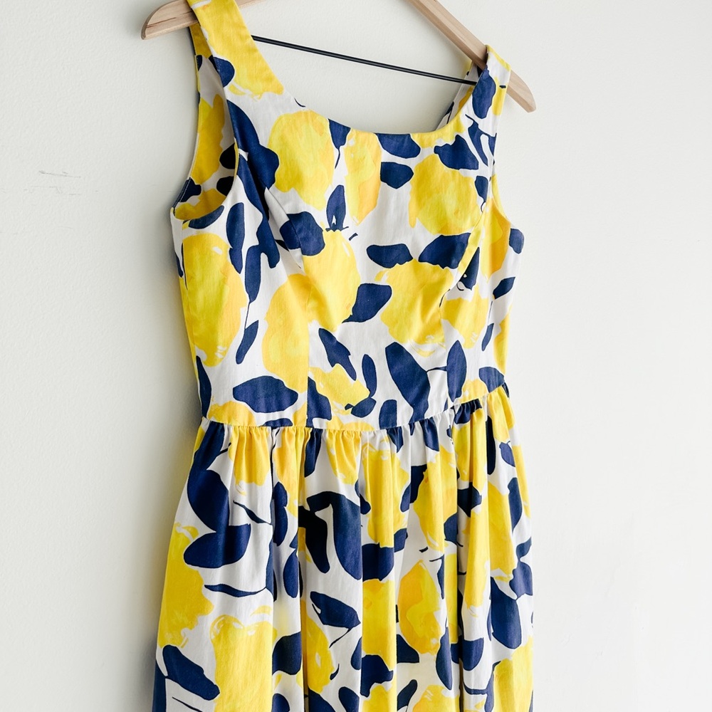 Blithe lemon Floral Mini Dress - Picture 3 of 7
